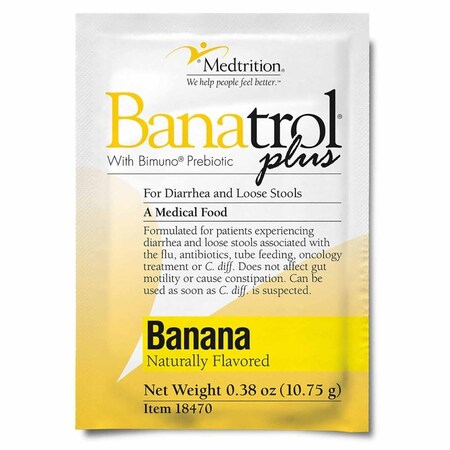 Banatrol Plus Oral Supplement Banana Flavor Powder 11 Gram Individual Packet, 75PK 18470